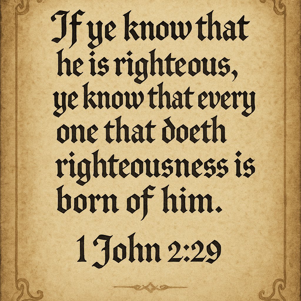 AgapeSowers's tweet image. 🌿 “If you know He is righteous, you know everyone who does righteousness is born of Him.” — 1 John 2:29
The fruit proves the root.
Live in a way that leaves no doubt who your Father is.
#Faith #Righteousness #AgapeSowers