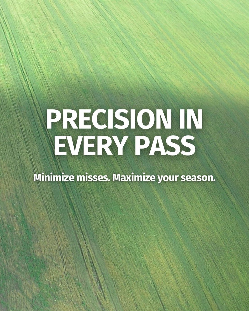 The best fields tell the quietest stories - no misses, no surprises. 

What does your idea of a perfect pass look like? 👇

#PrecisionAg #Farming #Agtron #SeedSmarter