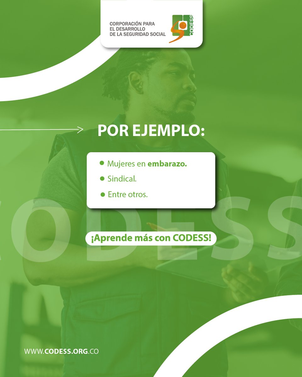 codessco's tweet image. ¿Habías escuchado de la estabilidad laboral reforzada?
En CODESS te ayudamos a comprender y aplicar estas normativas para evitar sanciones, condenas y reintegros. 💪🏻 

Escríbenos hoy para saber más.

#CODESS #InfórmateConCodess #DerechosLaborales #EstabilidadLaboralReforzada