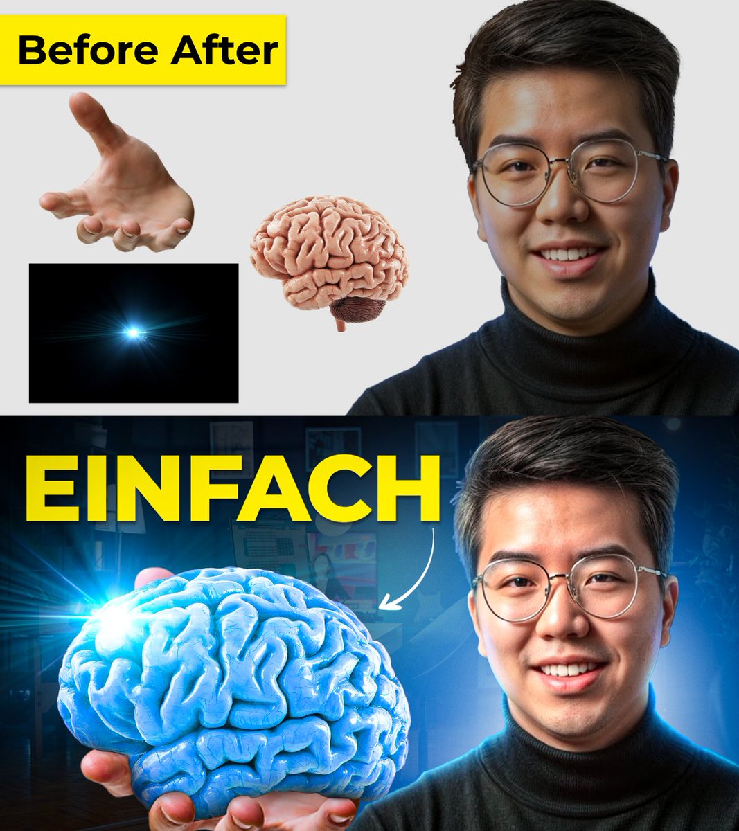 Before &amp; After of a YouTube thumbnail! 🎨

Feedback is appreciated!

Need a designer? Hit me up! 📩

#youtubethumbnail
#GraphicDesigner #ThumbnailDesigner