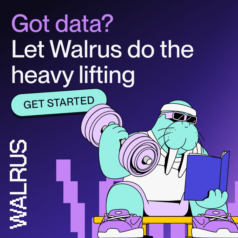 WalrusProtocol's tweet photo. Flexible enough to power any data stream.
Fast enough to deliver in real time. 

Learn about the data layer powering Web3.