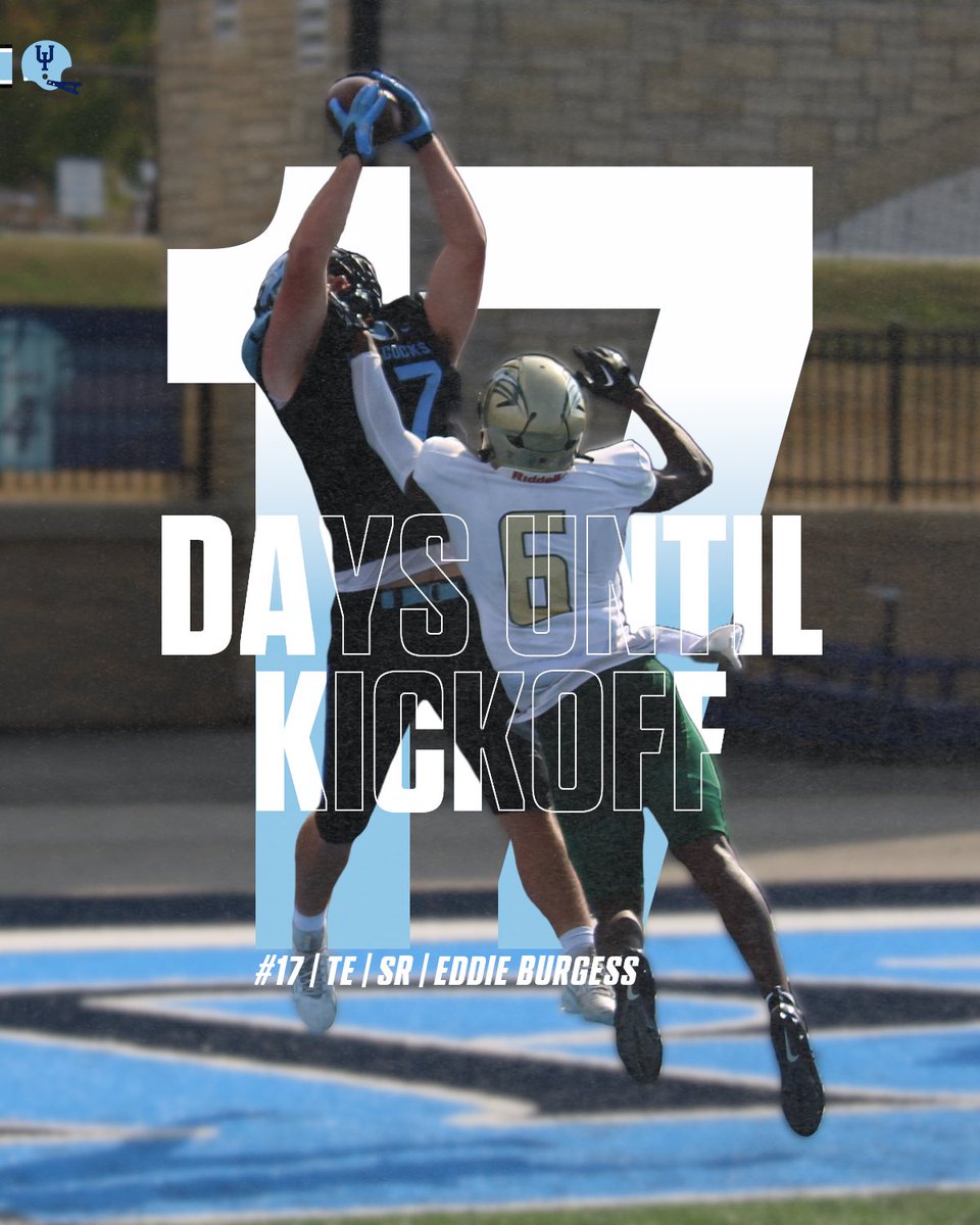 Upper_Iowa_FB's tweet photo. 1️⃣7️⃣ 𝐃𝐚𝐲𝐬 𝐮𝐧𝐭𝐢𝐥 𝐆𝐚𝐦𝐞 𝟏

#SLEDGE || 🦚🏈 https://t.co/370yJWdwCU