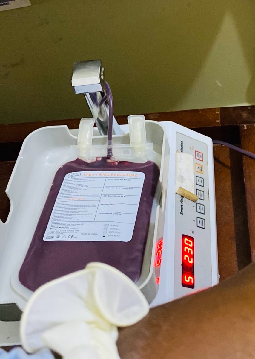 There’s an urgent need of blood for a 68 old father fighting for his life at the Bamenda Regional hospital. 
He needs 3 pints of blood on or before Wednesday 13th August and needs 2 more on or before Friday 15th. 
Please contact 670693704 if you can donate or have someone who can