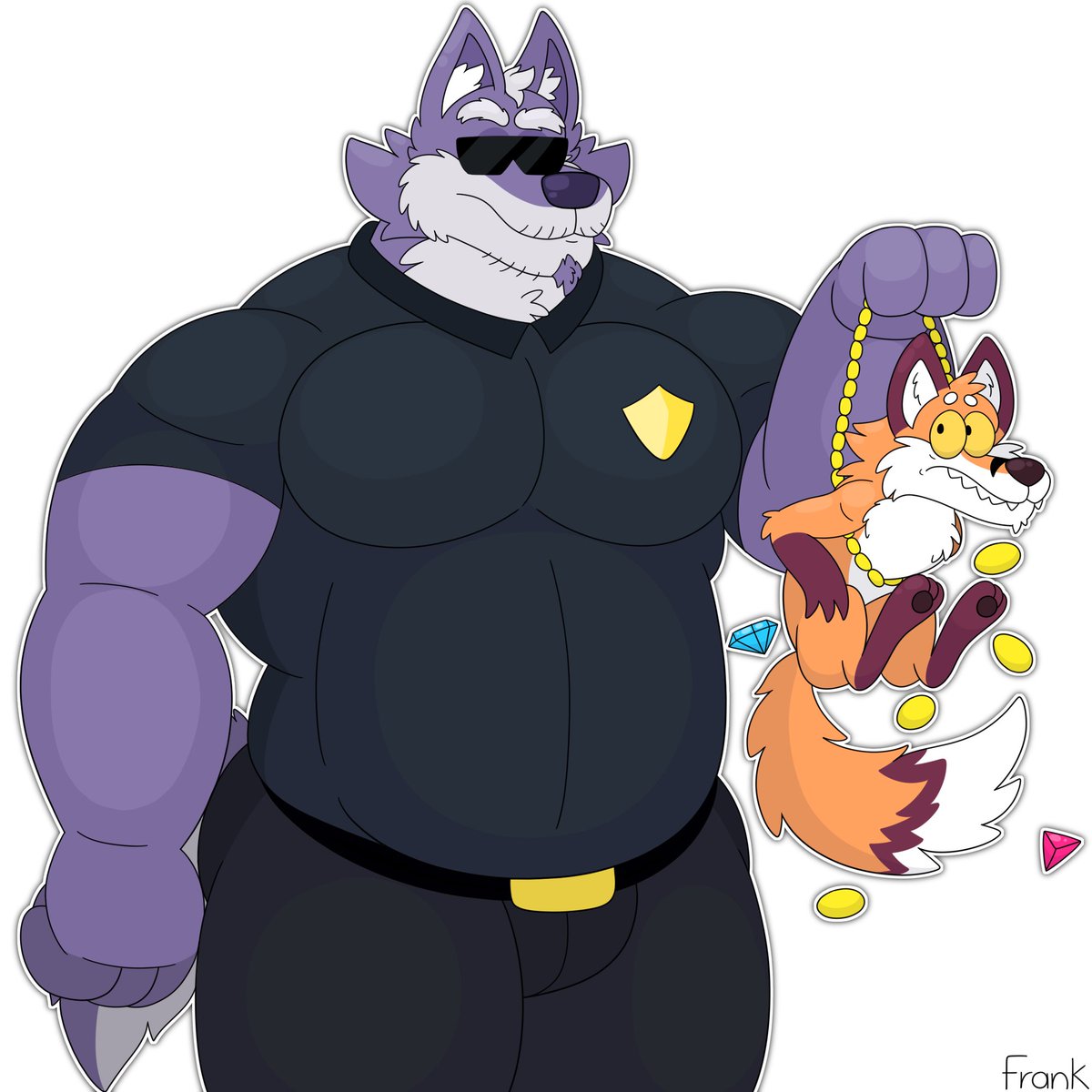 John siempre cumple con su trabajo, ni el zorro más astuto se le escapa 🐺🦊