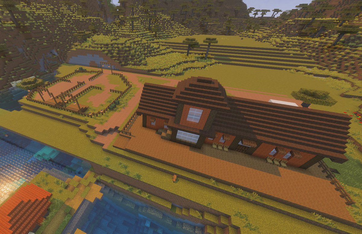 SwansonsxHymn's tweet photo. Progress on Valentine, built the pen next to Valentine train station ^^ https://t.co/tFuPDsyeOa