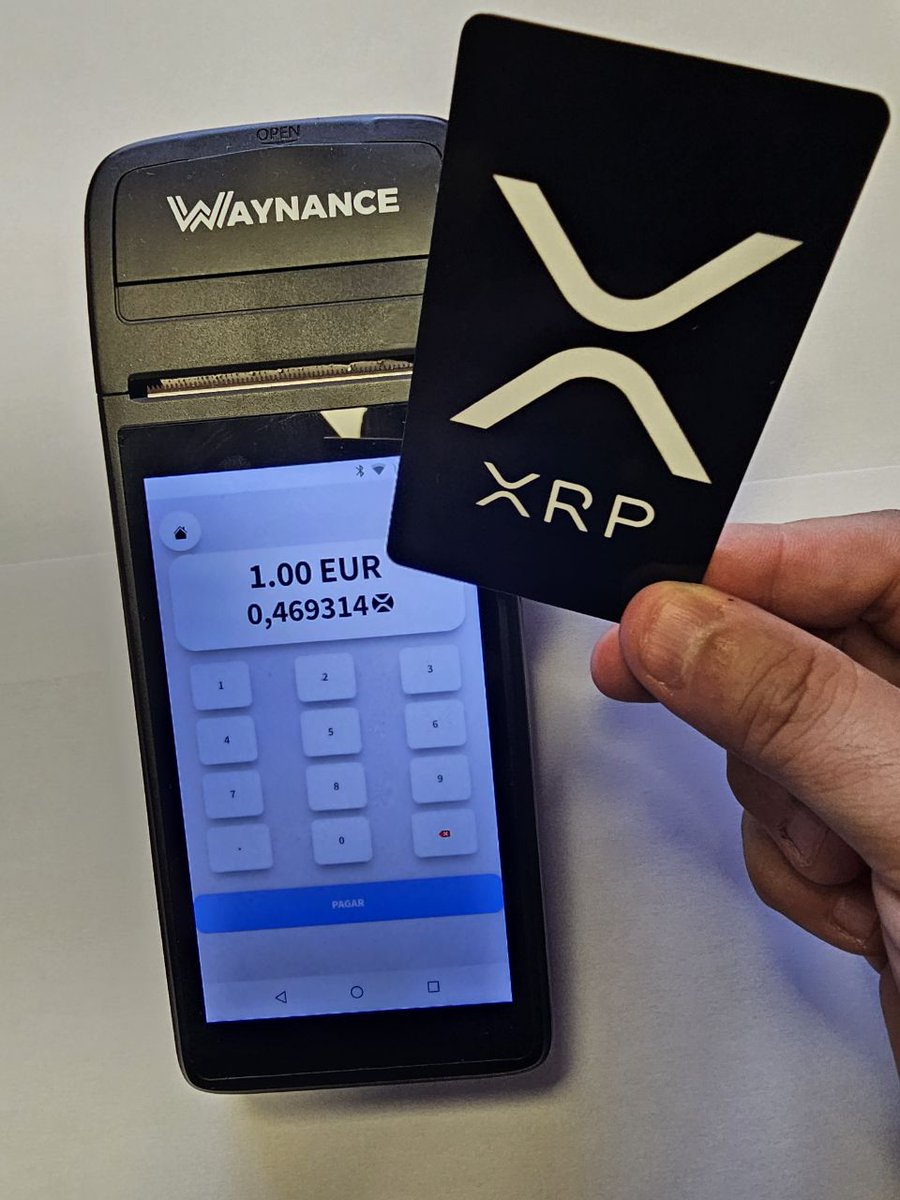 🎉🎉🎉 They said you couldn’t pay with #XRP in the real world.
We just did. 💳⚡
No conversions. No middlemen. Just XRP.
#XRPL #CryptoAdoption <a href="/cguity89/">Cristian Guity</a>