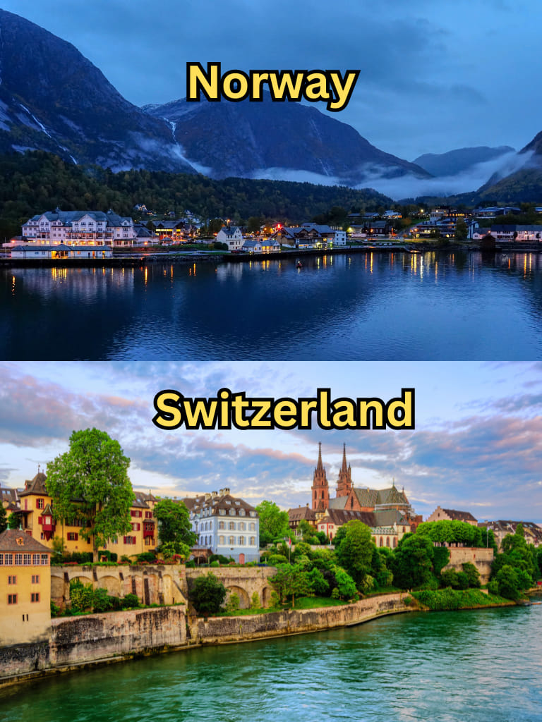 RubyJohnso36290's tweet image. Norway  Or Switzerland