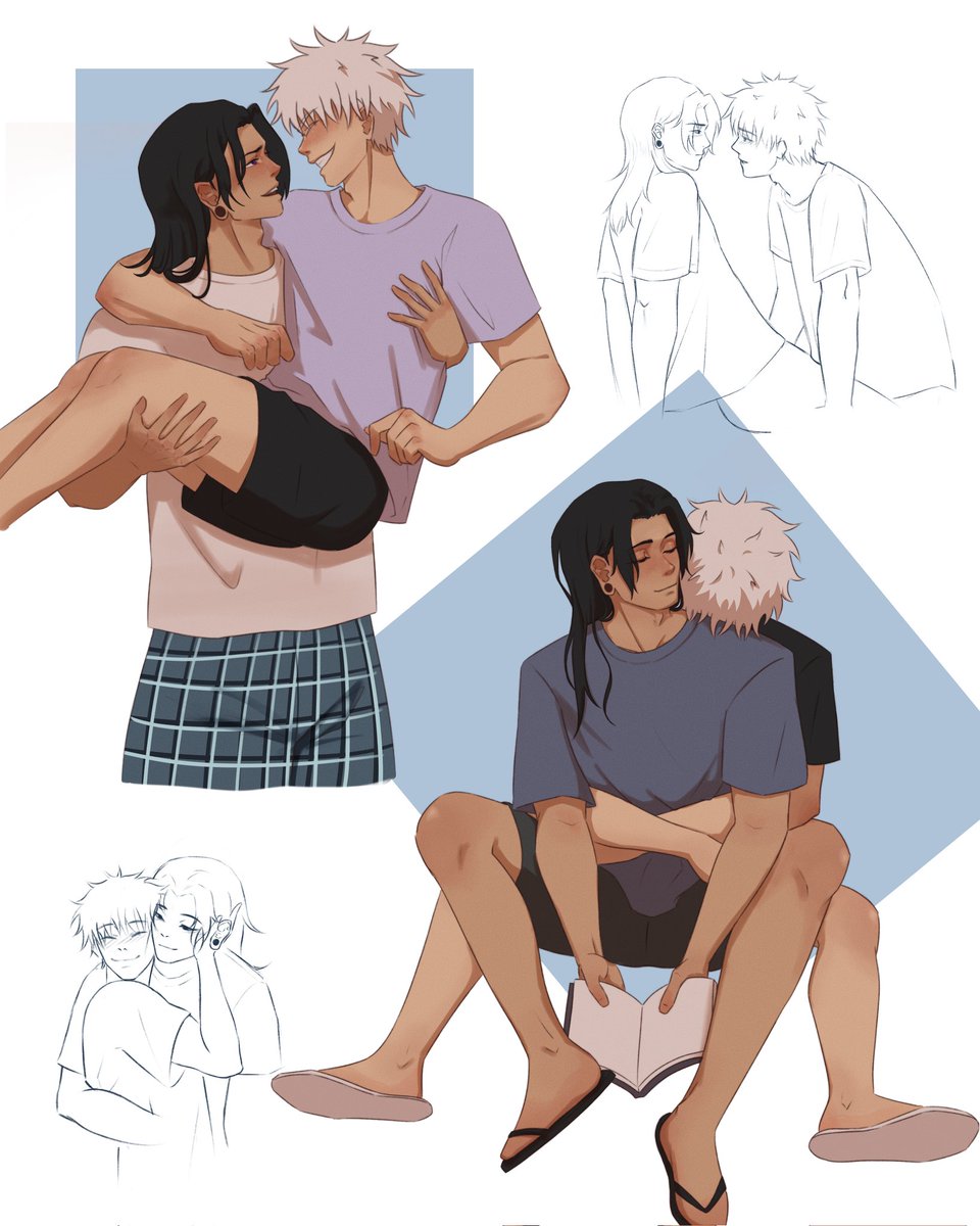 #夏五 #gego
Domestic satosugu for my soul