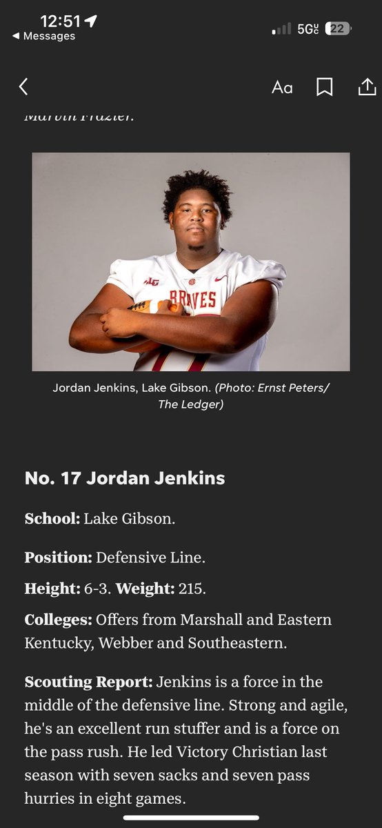 Jordan A jenkins (@jordann3jenkins) on Twitter photo Appreciate it for ranking me 17 <a href="/theledger/">The Ledger</a> !!!@LakeGibsonFB <a href="/polk_way/">PolkWay</a> Appreciate it for ranking me 17 <a href="/theledger/">The Ledger</a> !!!@LakeGibsonFB <a href="/polk_way/">PolkWay</a>