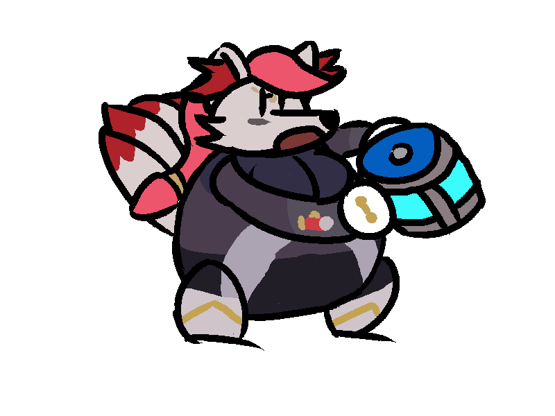 Tehtt123's tweet image. Another day another doodle, this time its the fonx from fortnite, can't beleive this is her 12th chug jug this match