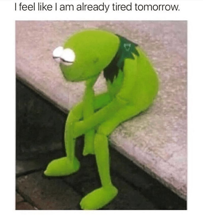 Late GM again... 🥲

Been so busy IRL but regardless I want to know I showed up. 
I'm tired beyond what u can imagine 😭

After such a long day, I can go to sleep... till tomorrow 😌