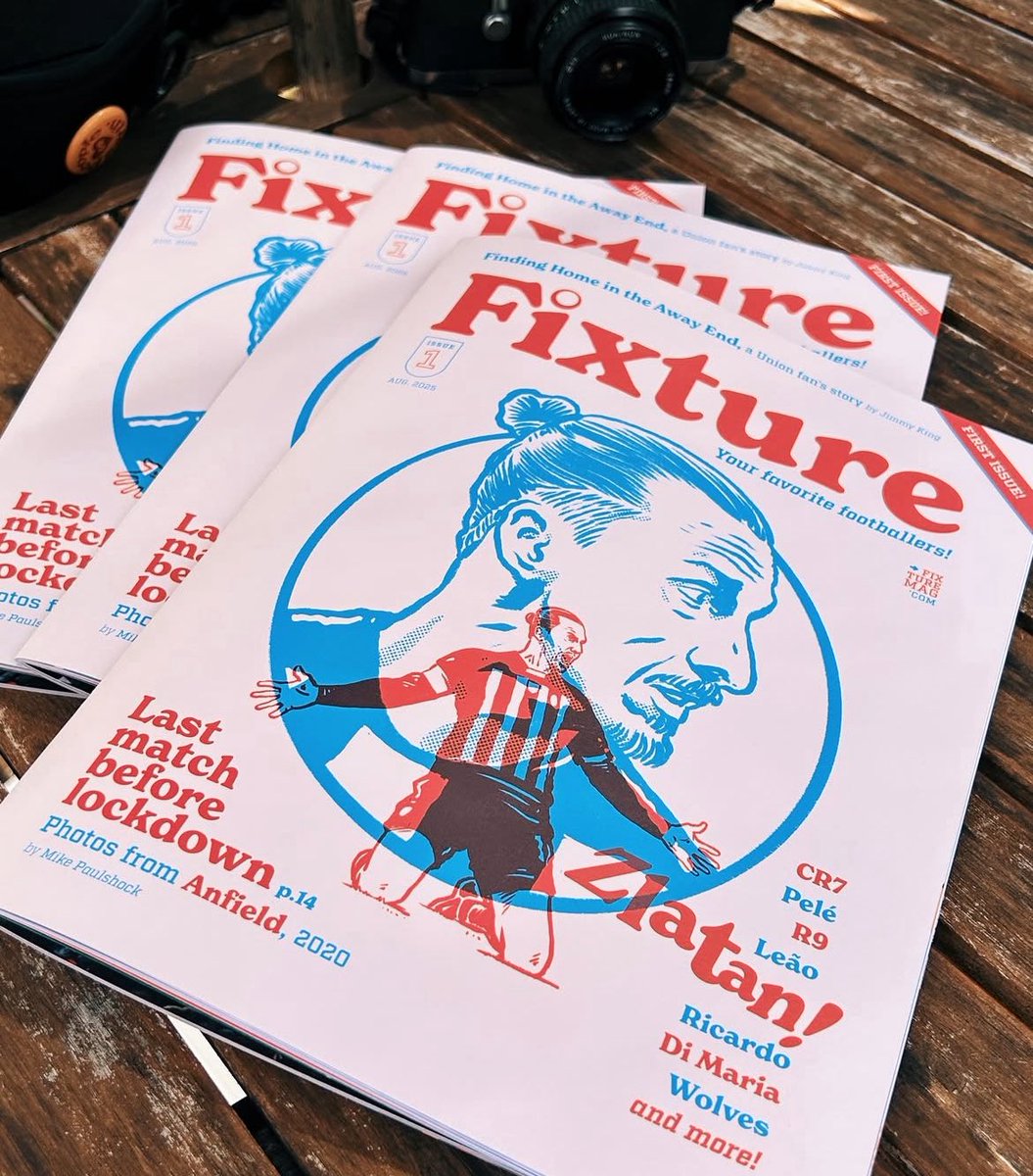 Jimmyking35's tweet photo. Excited to announce the 1st edition of Fixture Mag is now available for pre-order!

Honored to have a story I wrote featured in the first edition about a Union fan who keeps track of all 300+ games hes attended and goals he’s seen scored on a spread sheet

Pre-order link below🫶 https://t.co/mof3araYfN