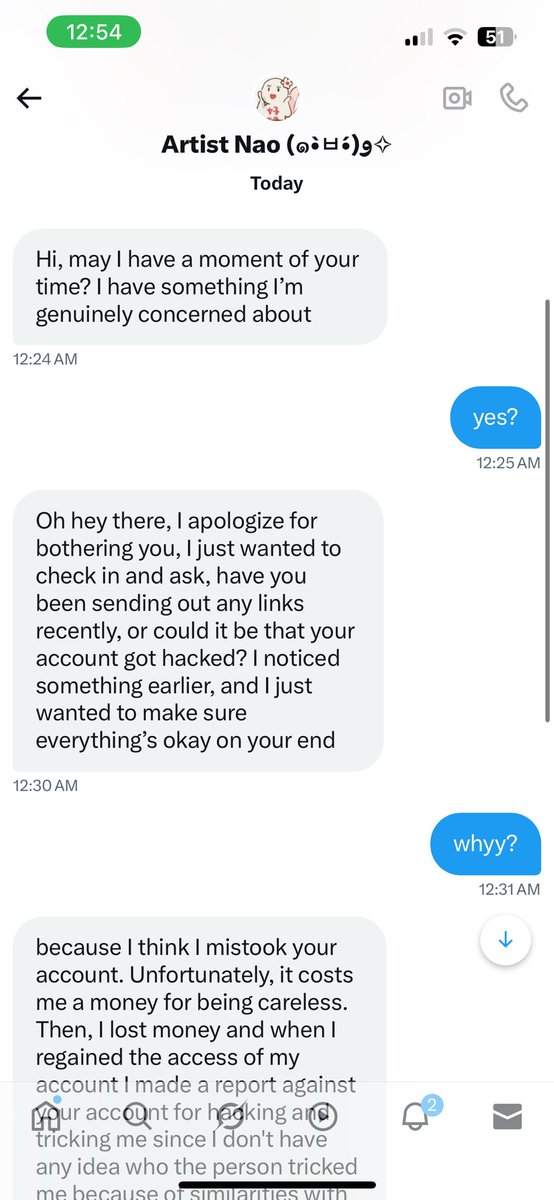 I'm not sure but i think this user got hacked and been sending the same messages, just posting it so u guys know as i saw its a big acc and we have lots of moots