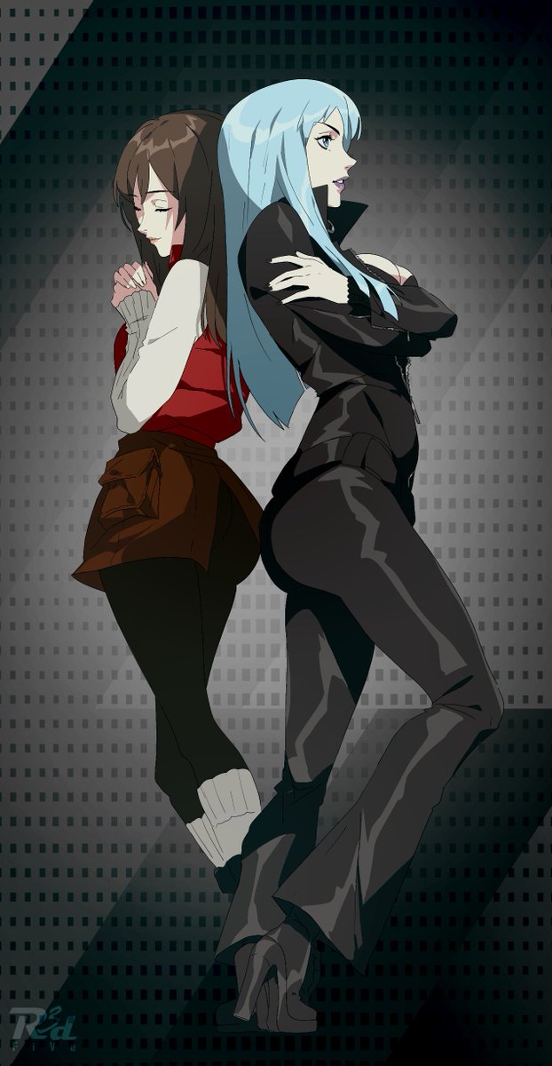 R3dFiVe_artist's tweet photo. Nemissa and Hitomi from Shin Megami Tensei: Devil Summoner - Soul Hackers, a commission
#VGenComm https://t.co/iGNcjtucas