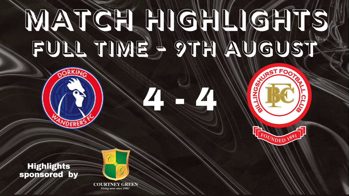 The brief highlights but the 8 goals were squeezed in are now available from the <a href="/billingshurstfc/">Billingshurst FC</a> YouTube channel youtu.be/ebovKlRh5fI