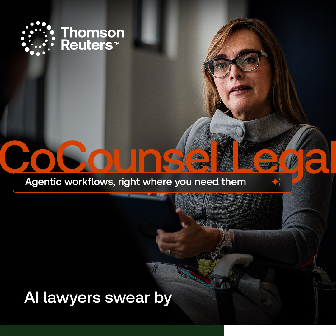 Overcome increasing workloads and drive your business forward with CoCounsel Legal. Our AI-powered platform integrates legal research and document analysis so you can deliver faster, confident results. ow.ly/LlEk50WCWuo