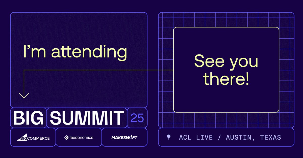 We’re heading to BigSummit 2025 at ACL Live next week.

Looking forward to connecting with the eCommerce community, catching up with familiar faces, and meeting new ones.

If you’re attending, come find us and say hello.

#BigSummit2025 #EcommerceCommunit #EcommerceSolutions