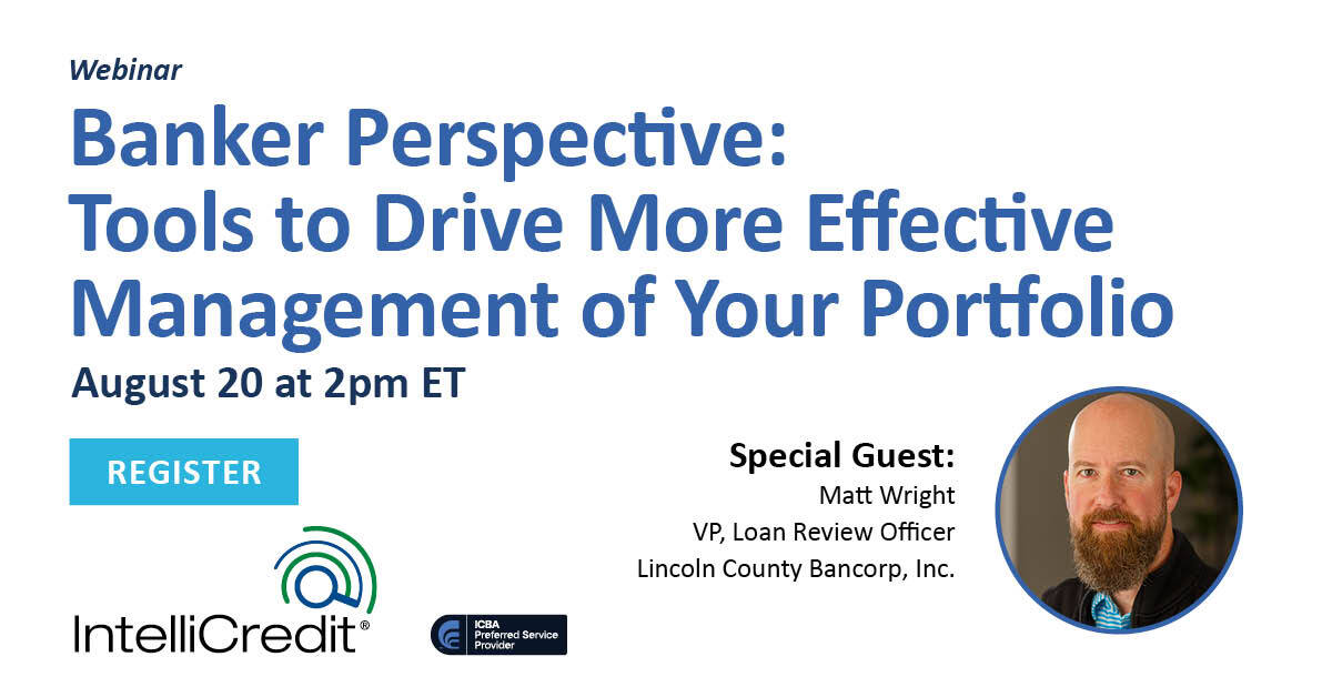 IntelliCredit's tweet photo. Wondering how your peers are managing loans more effectively—and with no integration required? Hear directly from a fellow banker about tools making it possible! https://t.co/EoEjN5h2YD https://t.co/KWkfx8bMdi