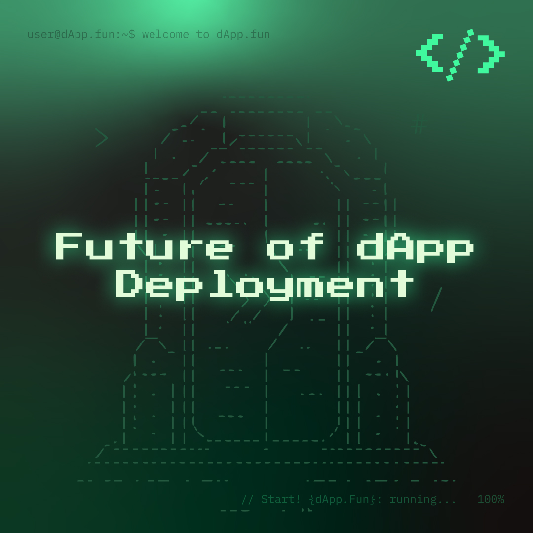 Your next dApp is one prompt away.

With dApp.fun, your idea → live dApp happens in minutes.

Frontend, token, launch, funding — all in one flow.

Early access is limited. Watch out, dropping some alpha soon! 👀