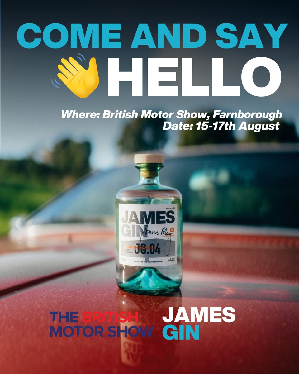 Try the Greatest Gin in a Glass at The Greatest Show on Wheels.