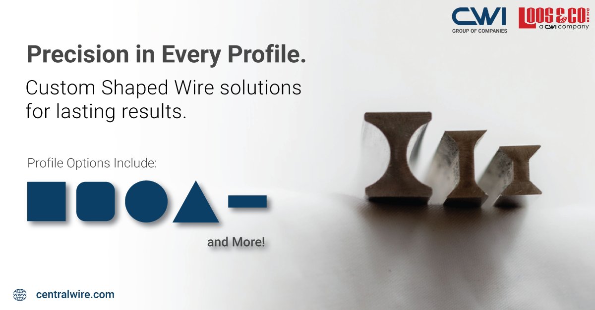 Our specialized manufacturing capabilities provide excellent precision, using premium alloys to provide optimal project solutions. Learn about our custom Shaped Wire capabilities today: hubs.ly/Q03znCt-0