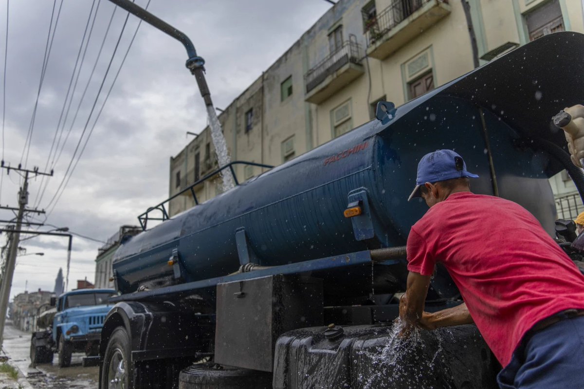#Sequía y #averías: más de un millón de personas sin abastecimiento regular de agua en #Cuba.  apnews.com/article/cuba-s…
