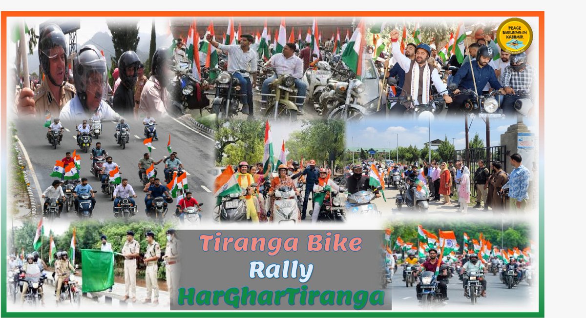 TweetsWani's tweet photo. #DCPoonch & #SSPPoonch flagged off a vibrant #TirangaBikeRally under the #HarGharTiranga campaign — spreading the spirit of unity & patriotism across the district.
#HGT #Poonch #AzadiKaAmritMahotsav https://t.co/vMNnkazNDk