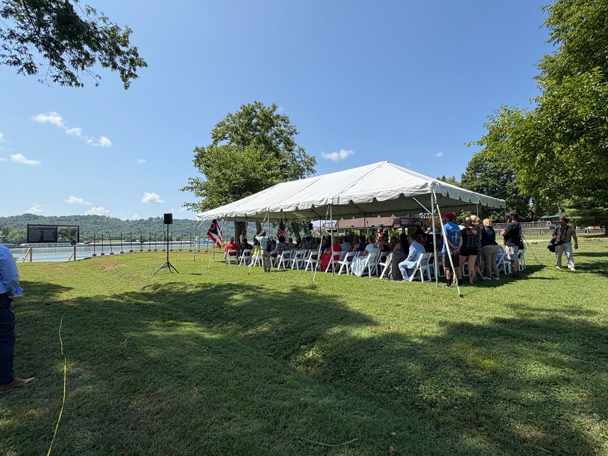 Higginsport, OH — second groundbreaking of the day with <a href="/GovMikeDeWine/">Governor Mike DeWine</a> ! 🚀 More great things ahead for our Ohio River towns. #PrusConstruction #ConstructionManagement #OhioRiver #HigginsportOH