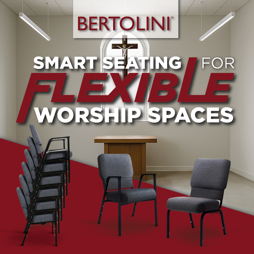 bertolinichair's tweet image. “More room. Less clutter. Bertolini chairs stack high so your space stays versatile and beautiful. #StackSmart #Bertolini”