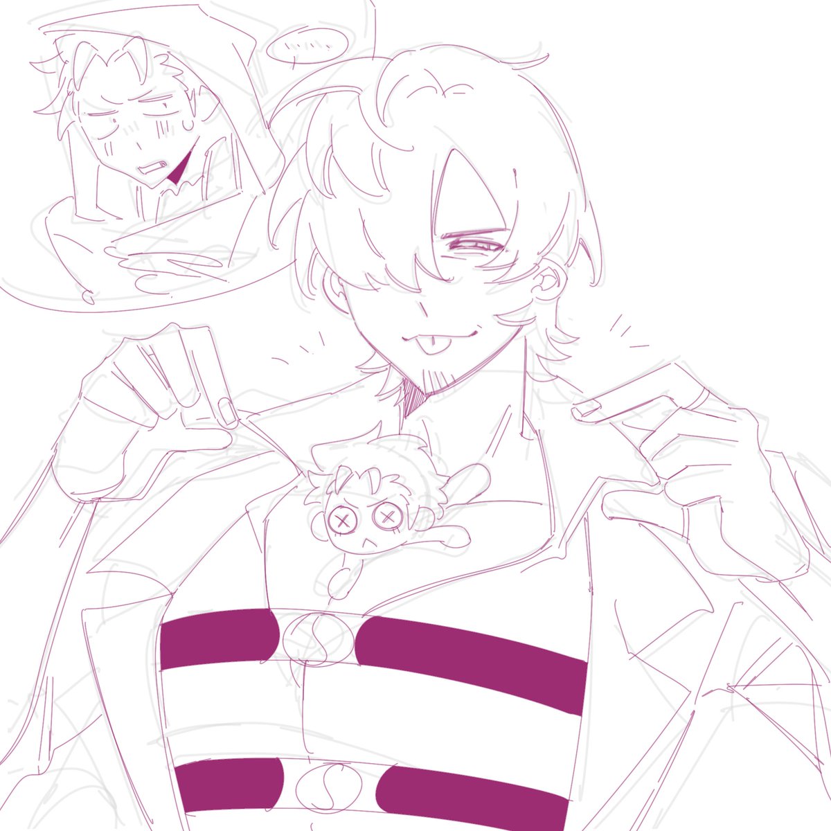 double_doubleee's tweet image. 叔叔心胸宽广，可以给小咪当猫爬架
#dmcdv