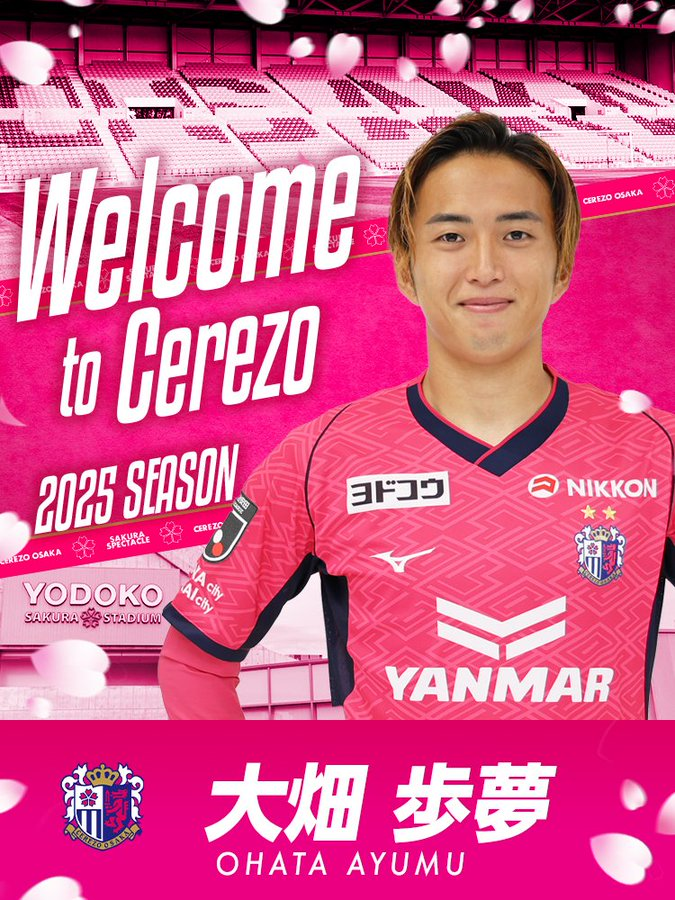 🔵⚽️ Here We Go !
Ayumu Ohata (24), left-back from Japan, joins Cerezo Osaka (J1 League 🇯🇵) from OH Leuven (Jupiler Pro League 🇧🇪).
Welcome, Ayumu ! 🔥
