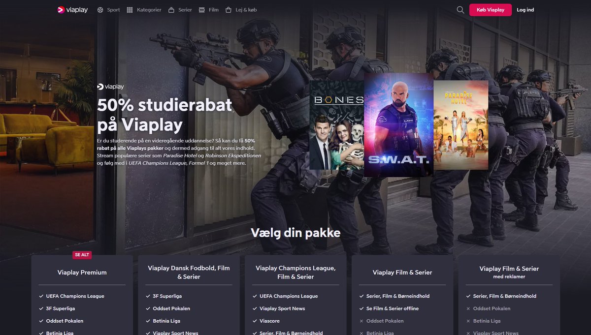 anael_tw's tweet image. 🇩🇰 Au Danemark, #Viaplay semble suivre une stratégie similaire à CANAL+ en proposant des offres sans engagement à -50% aux étudiants le temps de leurs études (4 ans maximum).
🔗 viaplay.dk/dk-da/studiepr…