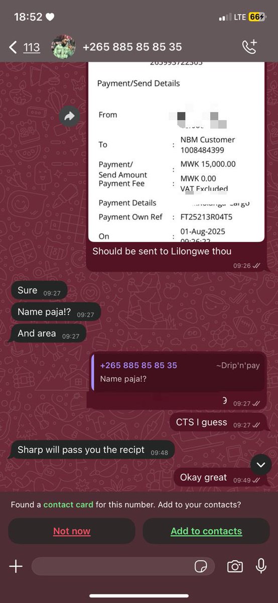 NadiaaNgaunje's tweet photo. Paid for pants from this guy drip ‘n’ pay about a week ago and he just disappeared and won’t pickup or answer texts but he’s very active….. @pay_drip ndibwezele ndalama yanga!!! https://t.co/qu0YGuQ7hW