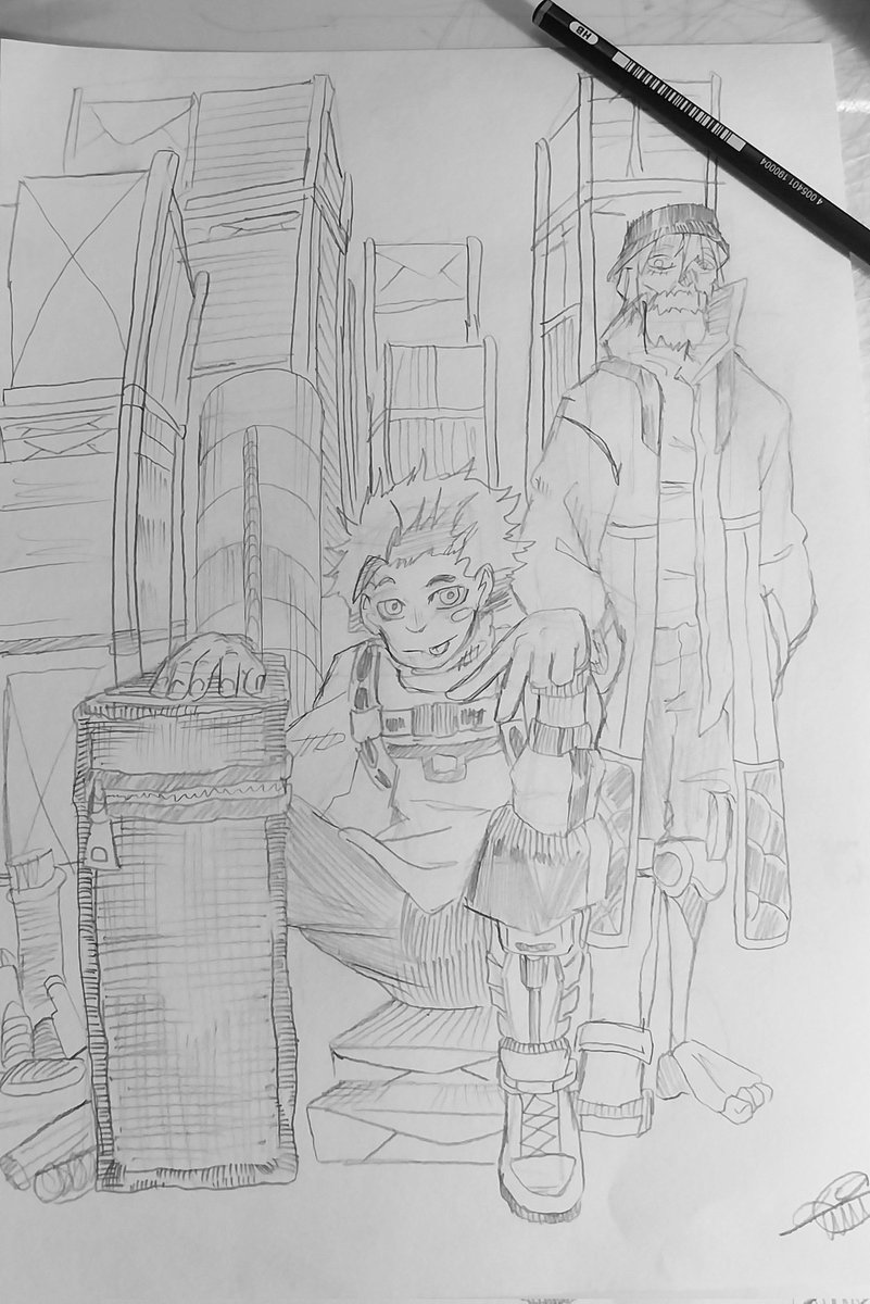 FLAMMAsTC's tweet photo. Ptit truc rapide #sketch #art #anime #dessin https://t.co/jnNUm2q4qm