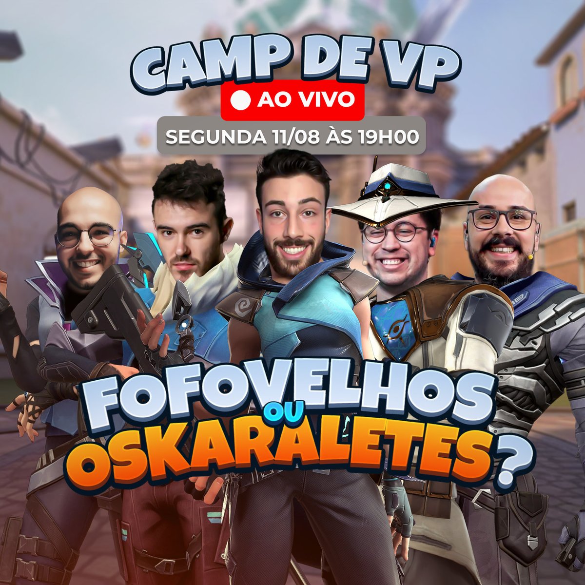 Chegou o dia de dar alegria para o Brasileirinho. 

OSKARAFOFO entram em campo em um super camp da Gamersclub

- TCK / SACY / SPACCA / F0RSAKEN e EU

19:00 AO VIVO