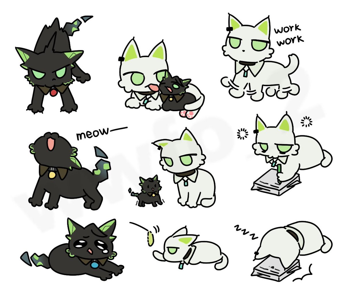 #kaltsit and #mon3tr 🥺💚