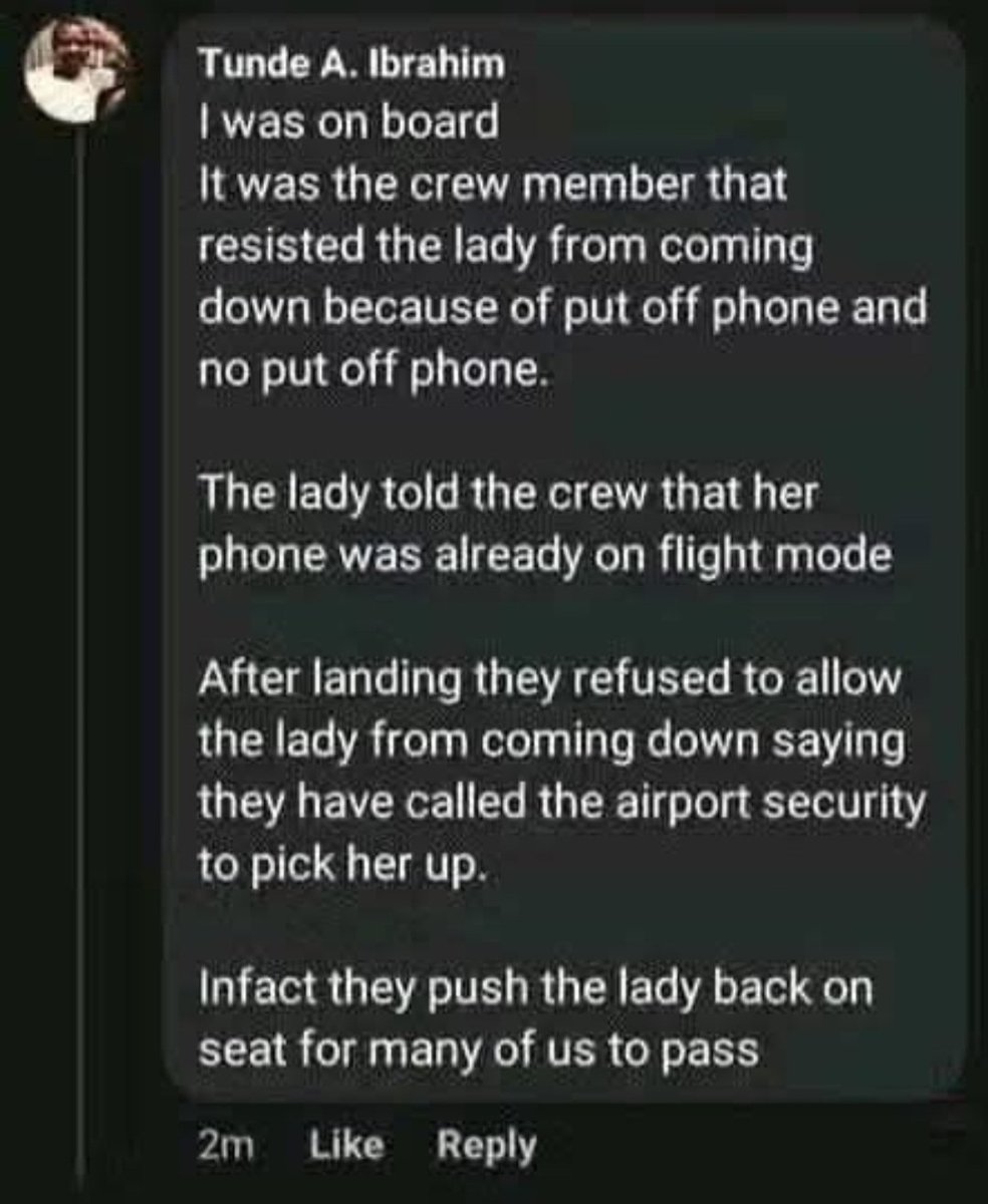 OfficialPigo's tweet photo. People inside the same Ibom Air plane with the lady are coming out to speak.

Ibom Air should not think they will humiliate a passenger and go scot free. 
The court of justice will vindicate her https://t.co/99uTZOcPeD