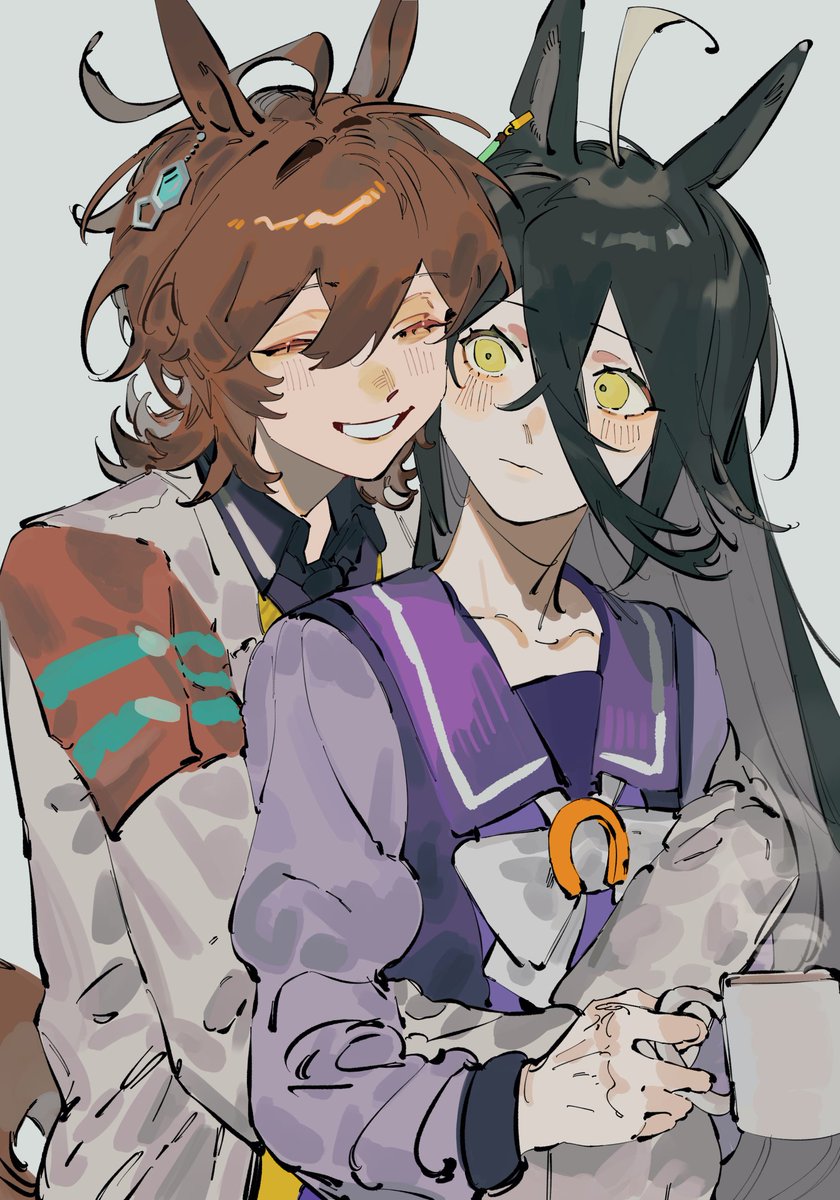 I wanted to come and share this, I commissoned takicafe from <a href="/uikaposting/">probably normal person</a> and it's so pretty I can't thank them enough for it🥹🫶Please follow them if you can #umamusume #ウマ娘プリティーダービー