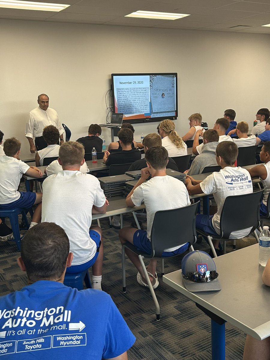 Coach Knause (@dknause5) on Twitter photo Thank you Nick Redondo from Fentanyl Fathers for sharing his story on his son Nick's life. He educated us on the dangers of drug addictions and Fentanyl. #MTC Character session during camp. Thank you Nick Redondo! <a href="/FootballHillers/">Trinity Hillers Varsity Football</a> Thank you Nick Redondo from Fentanyl Fathers for sharing his story on his son Nick's life. He educated us on the dangers of drug addictions and Fentanyl. #MTC Character session during camp. Thank you Nick Redondo! <a href="/FootballHillers/">Trinity Hillers Varsity Football</a>