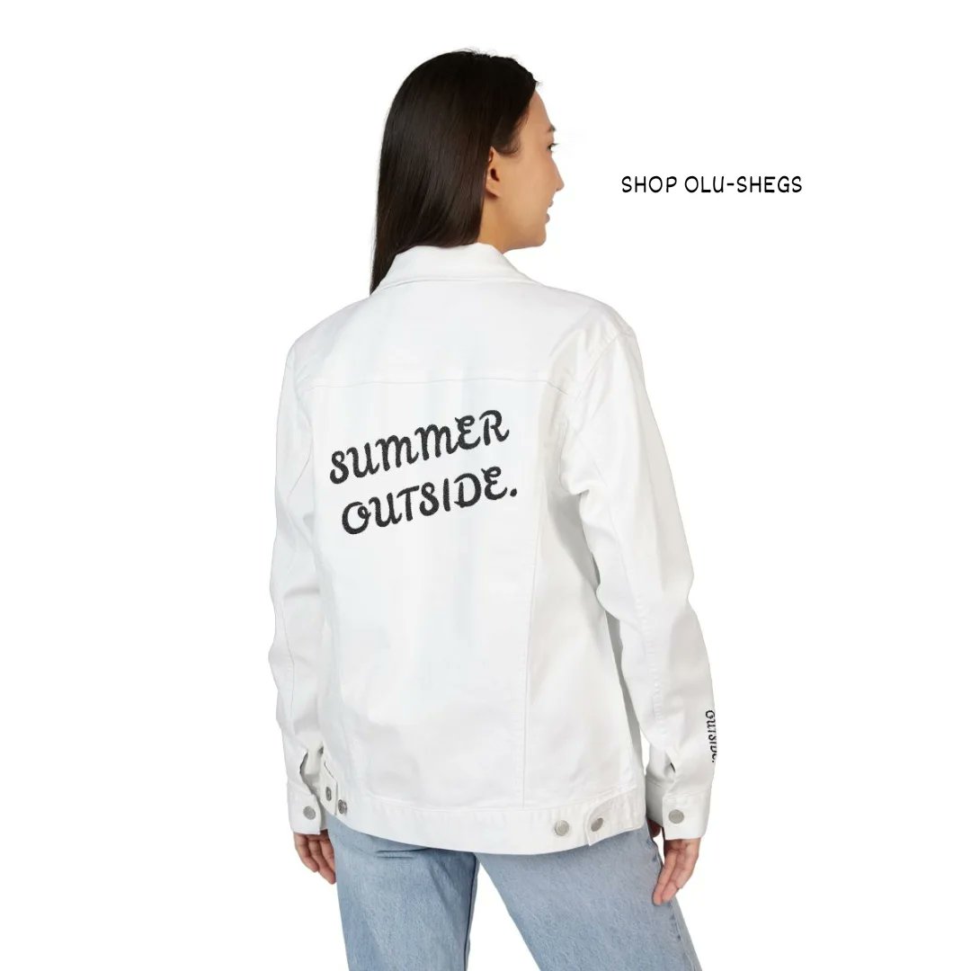 OLUSHEGS's tweet photo. BUY OLU-SHEGS, SHOP MERCH. Elevate your style with this my newly designed denim jacket, plus you can add some personalisation to it to make it more memorable. SHOP NOW : 

https://t.co/iV95Qbute6

👑 #buyOlushegs  #clothing  #music  #merch  @unitedmasters
♣︎ @routenote https://t.co/RsiGvWl3A5