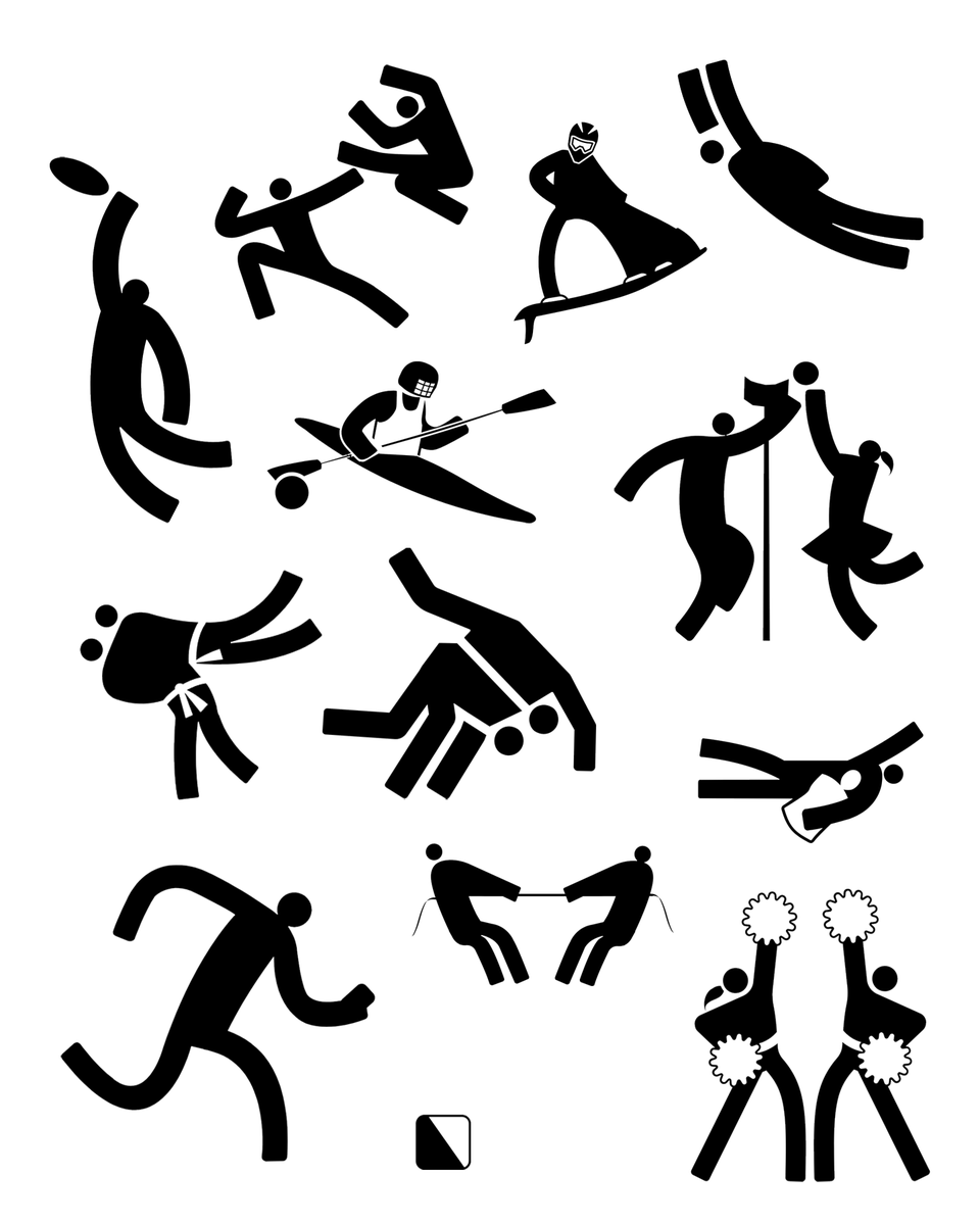 CIJ37's tweet photo. 🚨 ¿Te suenan estos pictogramas deportivos? Seguramente no.

Son los deportes de los "WORLD GAMES 2025" que acaban de arrancar en China🇨🇳.

Una especie de "JJOO" llenos de deportes y disciplinas increíbles que no forman parte de las Olimpiadas. ¿Quieres saber más? ¡Dentro hilo!👇🏻 https://t.co/03bgxm9gG8