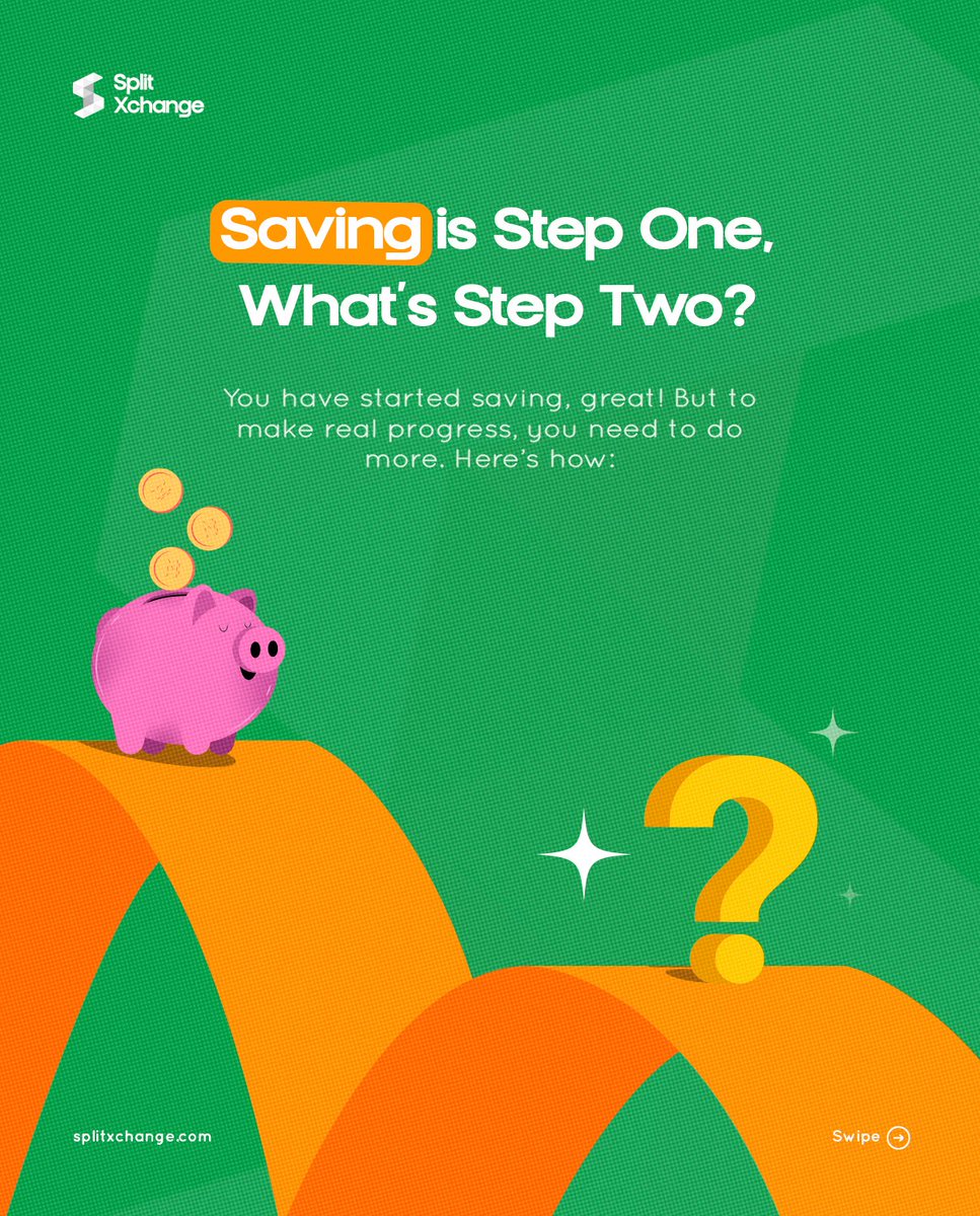 SplitXchange's tweet photo. Saving is step one. Next? Build your warchest - funds ready to seize your next opportunity.
Don’t just save. Invest smarter. Start now on SplitXchange. Click on the link in the bio.
#SplitXchange #SplitStar #AltInvestment #SmartMoneyMoves https://t.co/Z0xFpcqPbJ