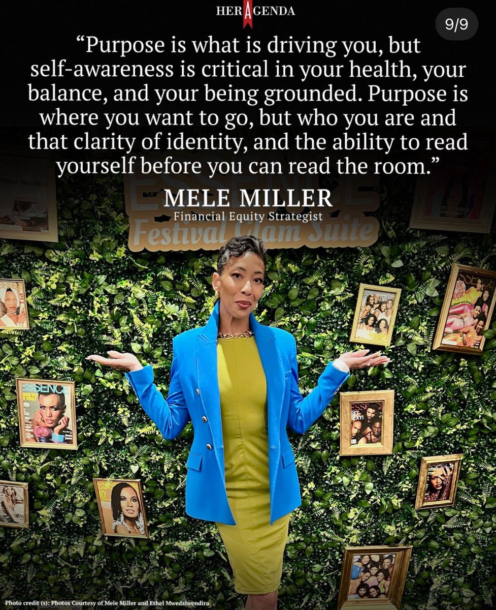 My first interview for <a href="/HerAgenda/">Her Agenda</a> is now live! I had the honor of Interviewing Mele Miller, Financial Equity Strategist and CEO of RiteSize Consulting LLC. A true inspiration and a champion of helping others build their wealth. Click link to read! 💕

 heragenda.com/p/mele-miller/
