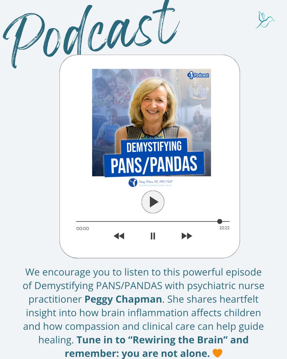 look_foundation's tweet photo. 🧠 New Episode: Rewiring the Brain in Kids with PANS/PANDAS — Peggy Chapman shares treatment tips &amp; hope. 🎙️ Listen: Demystifying PANS/PANDAS #PANS #PANDAS #BrainInflammation #MentalHealthMatters https://t.co/lvCzzzDHc2