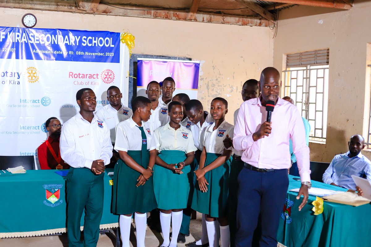 On Thursday, 7th August 2025, we celebrated the successful Charter &amp; Installation of the Interact Club of Kira Senior Secondary School. 

We witnessed a powerful transition of leadership and inducted over 70 vibrant Interactors ready to serve. 
#RotaryEyamba
#RcKiraImpacts