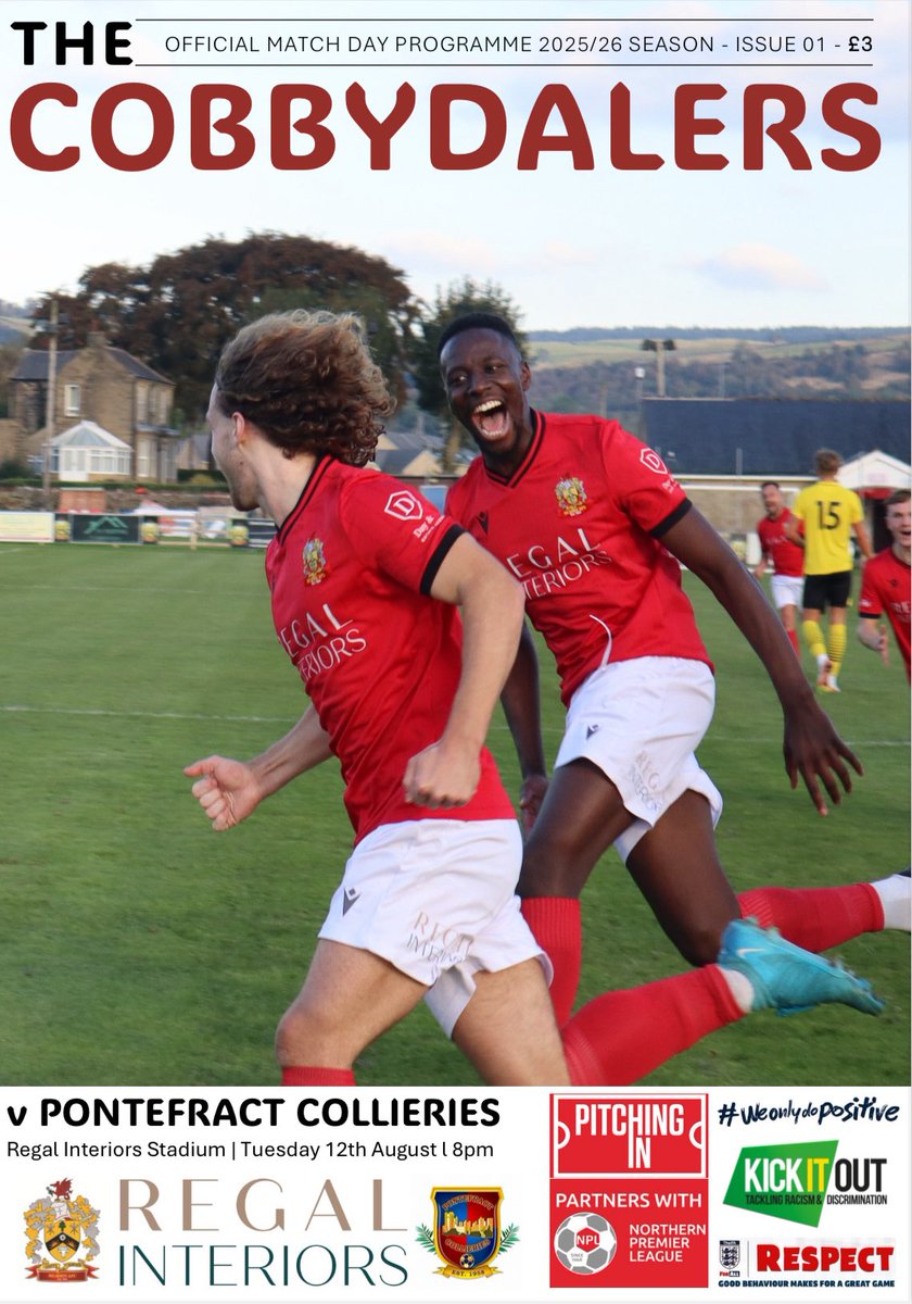 SilsdenAFC's tweet photo. Join us at the Regal Interiors Stadium for our first ever home fixture at Step 4⚽️

We’ve been working hard to improve the matchday experience down at the ground and can’t wait to welcome you all!

We’re also delighted to unveil our brand new programme too!

#UpTheSils https://t.co/LvEg1sNPHE