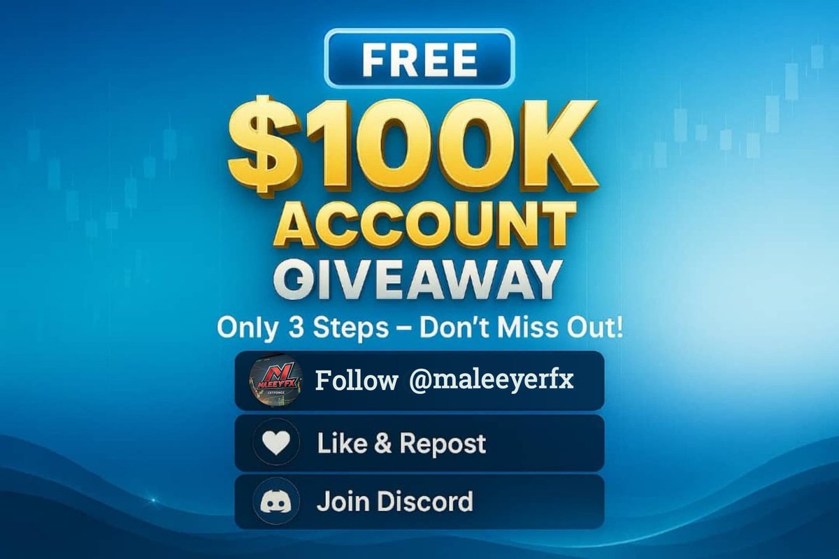 Must Follow:<a href="/MaleeyerFx/">MALEEYERFX</a> 
Follow and send dm to claim your account