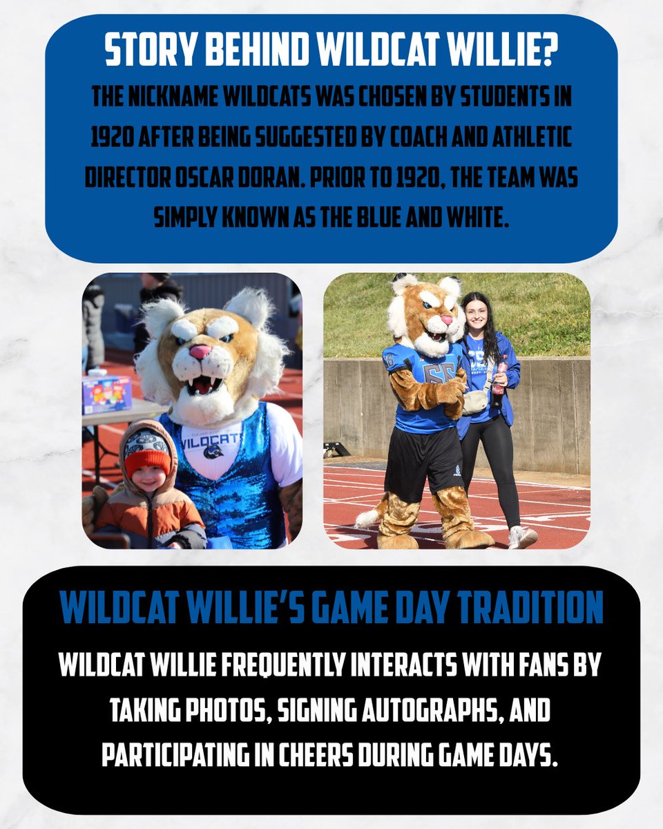 HeartSportsNews's tweet image. Meet the Mascot Monday! 🐾 Wildcat Willie is the face of Wildcat pride at Culver-Stockton College on game day!
#WildcatWillie #TheRightWayToPlay