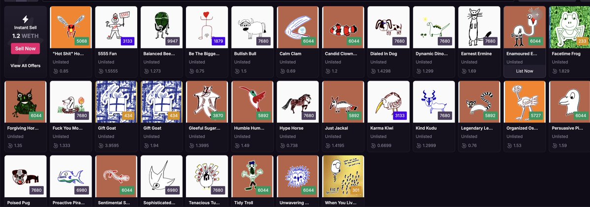 Bren (@brentradess) on Twitter photo Over the last 10 months I’ve accumulated 33 <a href="/veefriends/">VeeFriends</a> series 1s, 140 series 2s, and 135 book game NFTs
Over 250k USD invested in the Veefriends eco system
Why did I essentially go all in on Veefriends instead of buying a bunch of pudgys or a few punks?
It’s simple. <a href="/garyvee/">Gary Vaynerchuk</a> Over the last 10 months I’ve accumulated 33 <a href="/veefriends/">VeeFriends</a> series 1s, 140 series 2s, and 135 book game NFTs
Over 250k USD invested in the Veefriends eco system
Why did I essentially go all in on Veefriends instead of buying a bunch of pudgys or a few punks?
It’s simple. <a href="/garyvee/">Gary Vaynerchuk</a>