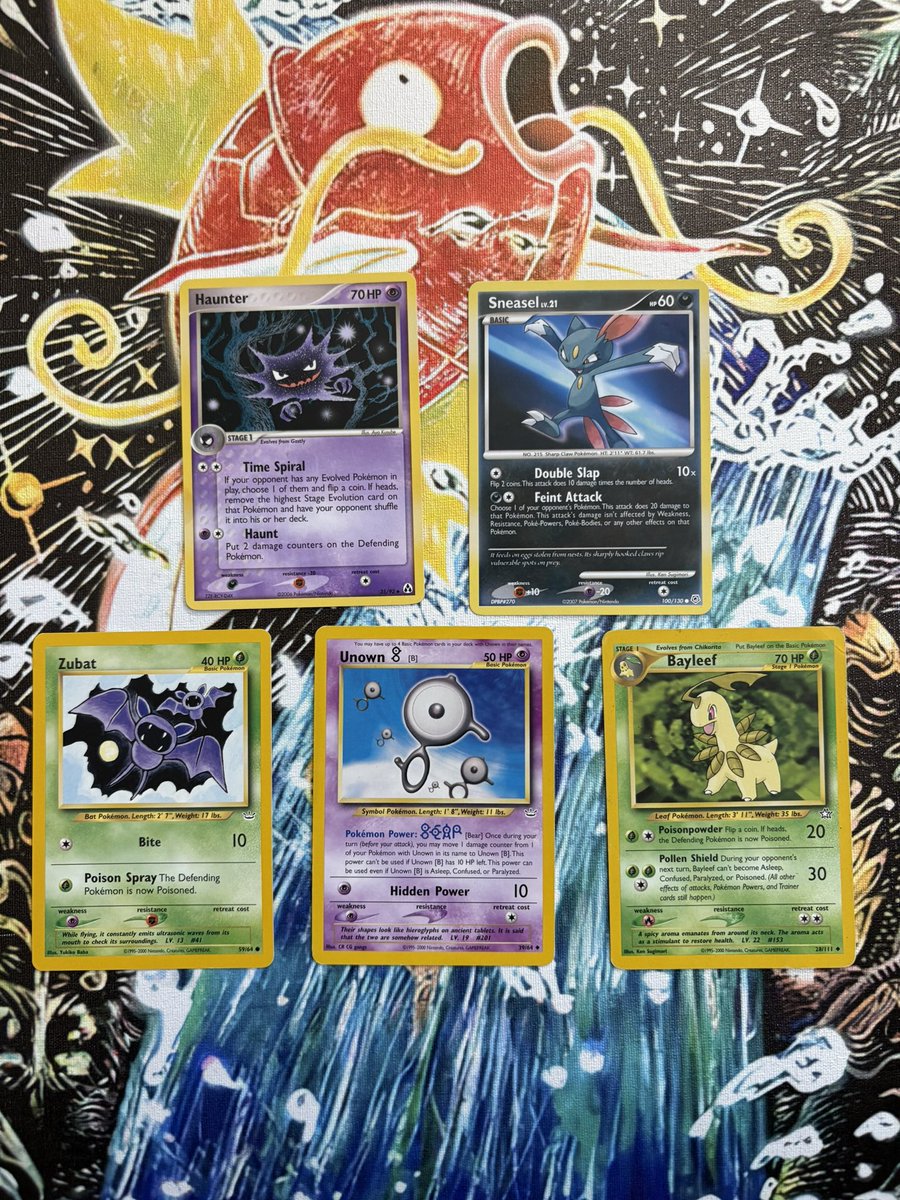 NoLuckLugia's tweet photo. Vintage Giveaway 🎁 

Follow me

RT this post

Like 

Winner picked Thursday ! 

Tag a friend for fun 🫡 https://t.co/G0lMtYLvQX